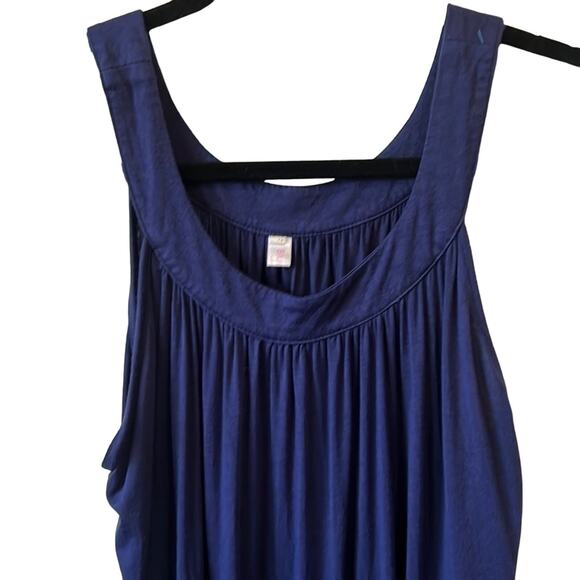 Bluetime Swimsuit Cover Up Swimwear Summer Halter Dress Medium Blue - Picture 3 of 5